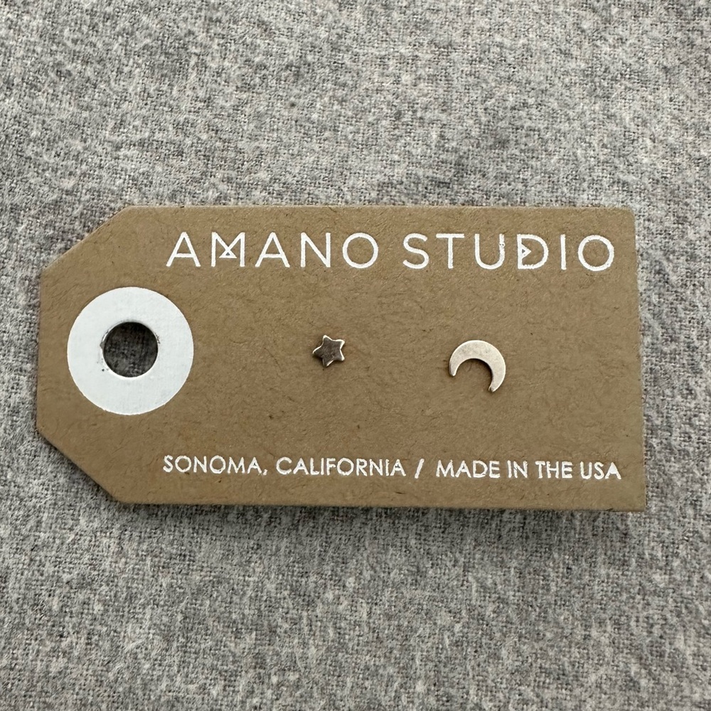 ✨NWT✨ Amano Studio | Moon and Star Stud Earrings ✨